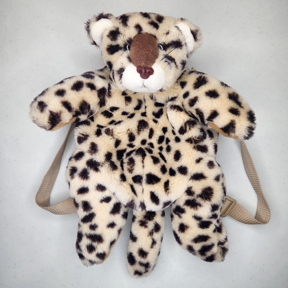 Original 1995 Gurilla Biscuit Leopard Plush Backpack Jay Gur